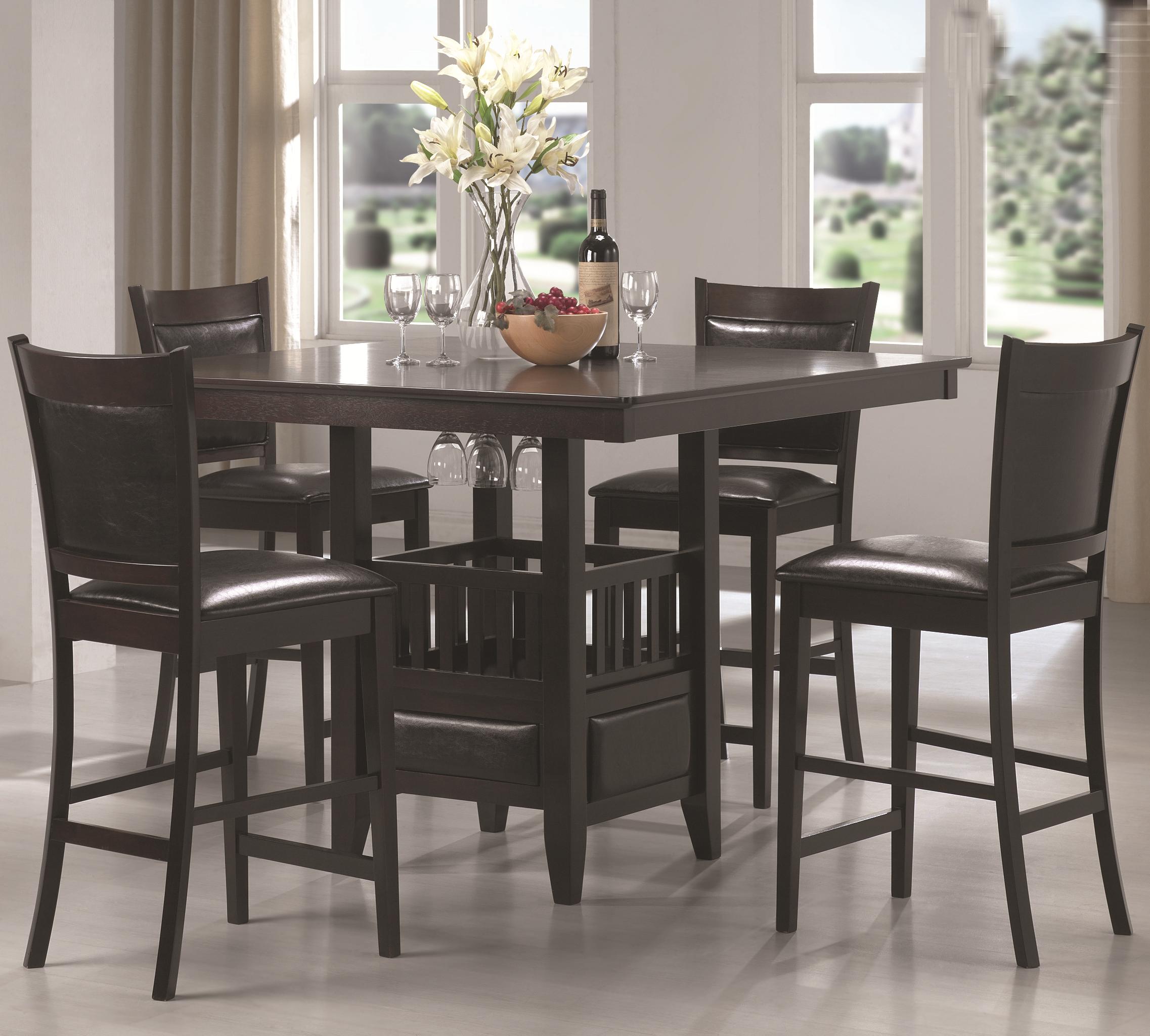 Coaster Jaden 5pc Dining Room Group Value City Furniture Pub Table